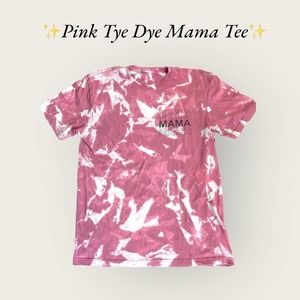 ✨Pink Tye Dye Mama Tee. Size Medium✨‎